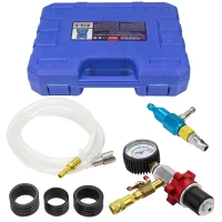 Приспособление для замены охлаждающей жидкости пневматическое (манометр с клапанами)