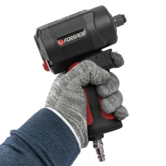 Пневмогайковерт ударный ''Compact''в облегченном корпусе с реверсом и регулировкой усилия 1/2''(1200Hм, 11000 об/мин,6.3bar,170 л/мин,1.2кг)