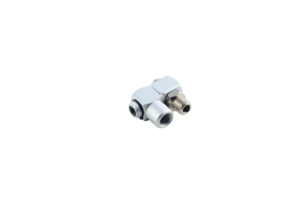 Соединитель резьбовой поворотный M1/4x F1/4''в блистере