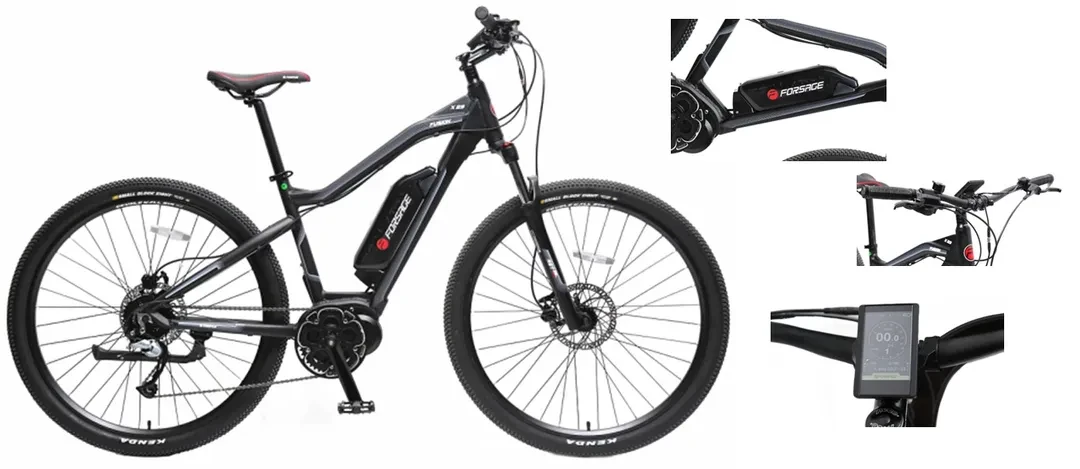 ЭлектровелосипедFusion(29 км\ч,до50км на заряде,36V\250W,10,4Ah36V,AL6061,Тормоза-Тектро,9скор,Shimano Altus,Обода29”х25мм,алюм,покр29”х2.10”,до175см)