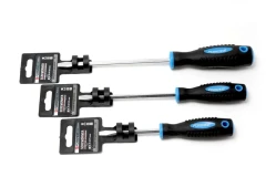 Отвертка шлицевая магнитная ''Profi''S2 SL6.5х150мм, на пластиковом держателе