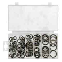 Набор шайб резино-металлических 90шт.