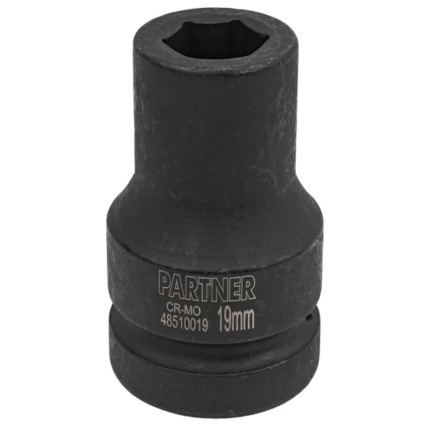 Головка ударная глубокая 19мм (6гр.), 1''