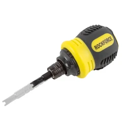 Отвертка реверсивная с набором бит специальных,в блистере