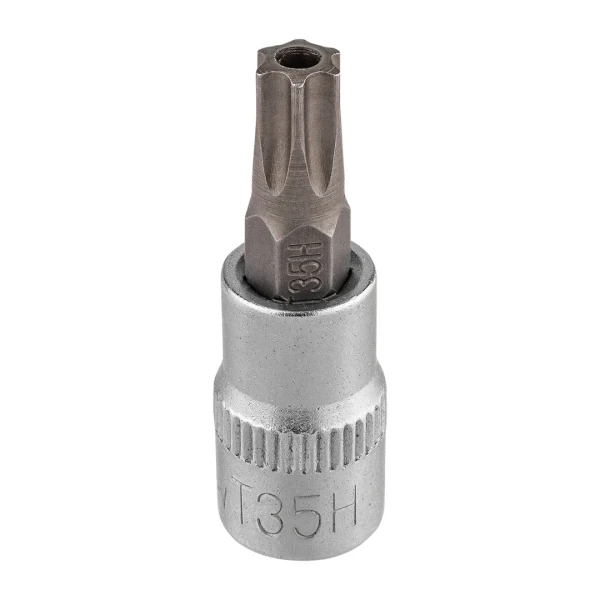 Головка-бита TORX 1/4'', T35H c отверстием
