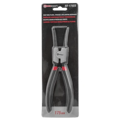 Съемник стопорных колец прямой на разжим (L-175мм), в блистере