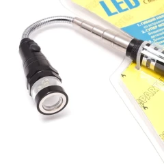 LED Телескопический фонарь с магнитом(3 светодиода)