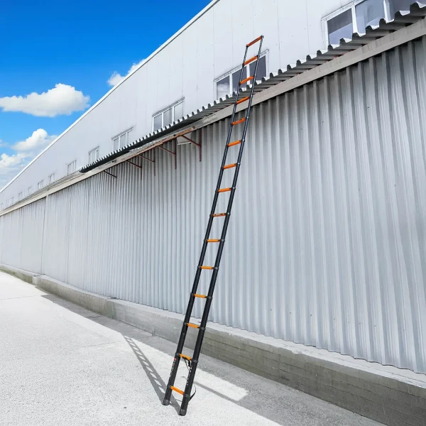 Лестница телескопическая алюм. бытовая 5.8м (15 ступ.)