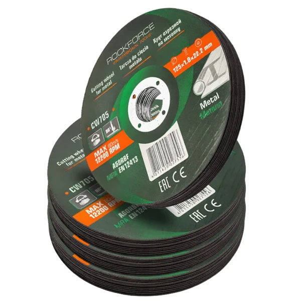 Круг отрезной по металлу 125x1.0x22.2мм (к-т 40 шт)