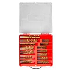 Набор сверл по металлу,93пр.(3.2-20шт,2,2.5,3-по10шт,3.5,4-по 8 шт,4.5-5шт,5,5.5,6,6.5-по 4шт,8-3шт,10-2шт)в кейсе