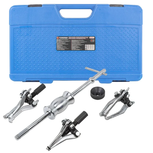 Набор съемников подшипников в комплекте с обратным молотком (внутр. диам. подшип.:15-30мм,30-80мм наруж. диам. подшип.:15-80мм)