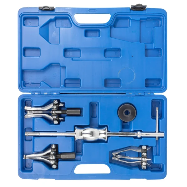 Набор съемников подшипников в комплекте с обратным молотком (внутр. диам. подшип.:15-30мм,30-80мм наруж. диам. подшип.:15-80мм)