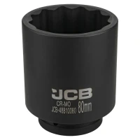 Головка ударная глубокая 80мм (12гр.), 1''