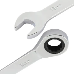 Набор ключей комбинированных 27пр.(6-28,30,32мм+ключи трещоточные 10,13мм) на полотне