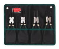 Набор съемников стопорных колец, 4пр(L-200мм), на полотне