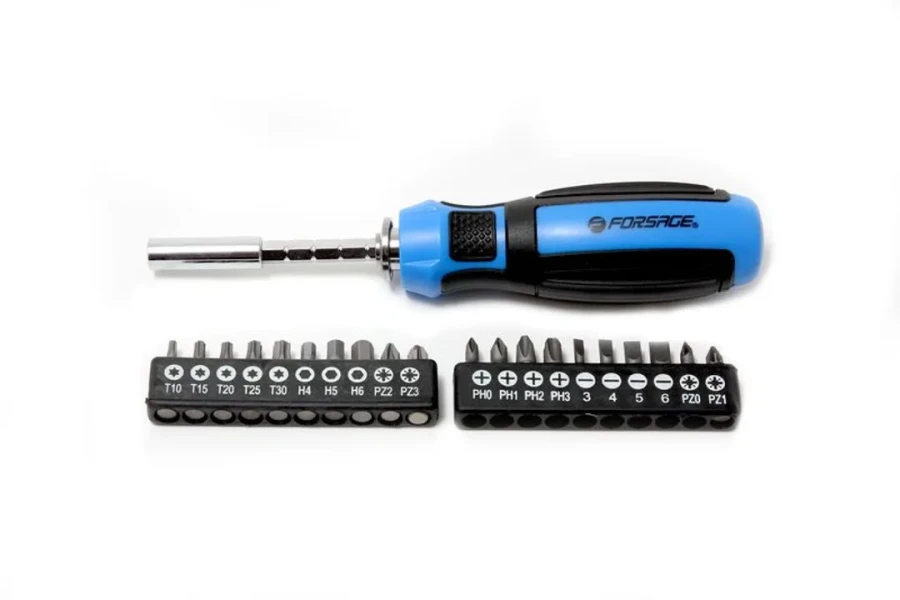 Отвертка-битодержатель телескопическая с набором бит, 21прCrV6150(PH:0,1,2,3,PZ:0,1,2,3,SL:3,4,5,6мм,T:10,15,20,25,30,Н:4,5,6мм,L:160-220мм)в блистере