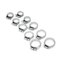 Набор хомутов червячных 10 пр.(10-18х2шт,12-20х2шт,14-23х2шт,15-25х2шт,16-27ммх2шт),в блистере