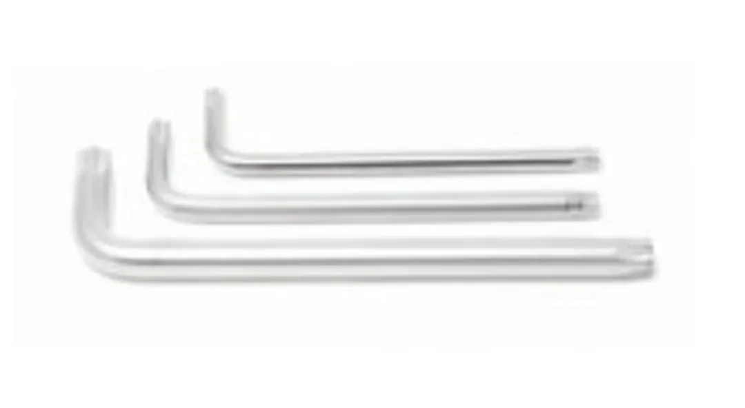 Ключ Г-образный TORX экстра длинный T45H с отверстием