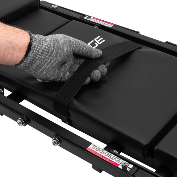 Лежак ремонтный подкатной на 6-ти колесах