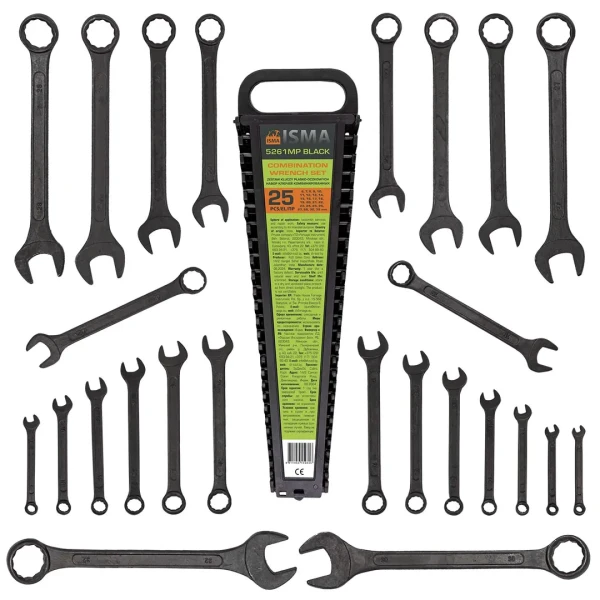 Набор ключей комбинированных 25пр. (6-28, 30, 32мм),в пластиковом держателе