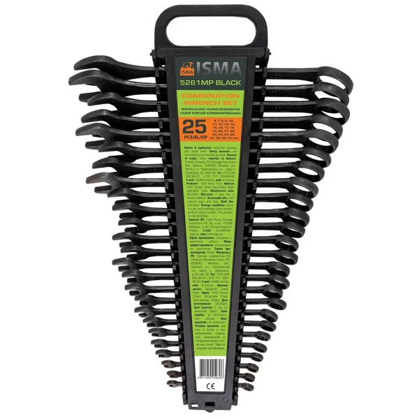 Набор ключей комбинированных 25пр. (6-28, 30, 32мм),в пластиковом держателе