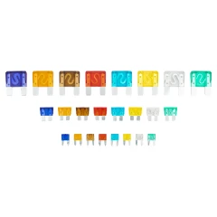 Предохранители плавкие флажковые автомобильные (от 3А до 100А), комплект 88пр.