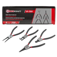 Набор съемников стопорных колец, 4пр. (L-200мм), на полотне