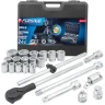 Набор инструментов 24пр. 3/4''6гр.(17,19,21,22,24,27,30,32,33,34,35,36,38,41,46,50), в кейсе