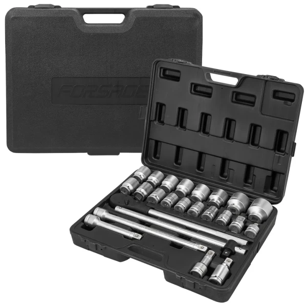 Набор инструментов 24пр. 3/4''6гр.(17,19,21,22,24,27,30,32,33,34,35,36,38,41,46,50), в кейсе