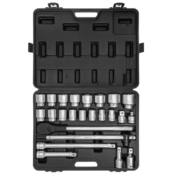 Набор инструментов 24пр. 3/4''6гр.(17,19,21,22,24,27,30,32,33,34,35,36,38,41,46,50), в кейсе