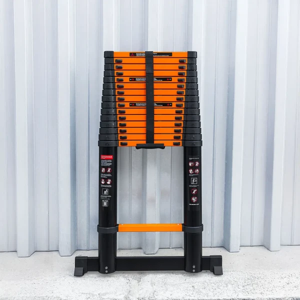 Лестница телескопическая алюм. бытовая 6.2м (16 ступ.)