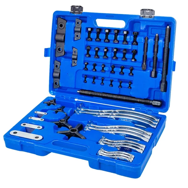 Набор съемников подшипников двух- трехзахватных, 72пр.(L:75мм, 100мм, 150мм, 200мм), в кейсе