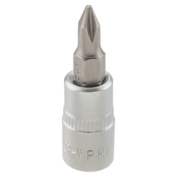 Головка-бита крестообразная PH.1, 1/4''