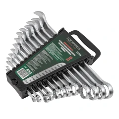 Набор ключей комбинированных дюймовых 12пр.(1/4,5/16,3/8,7/16,1/2,9/16,5/8,11/16,3/4,13/16,7/8,15/16мм) на пластиковом держателе