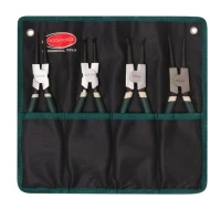 Набор съемников стопорных колец, 4пр(L-230мм), на полотне