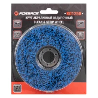 Круг абразивный зачистной 125х22.2мм(синий, max об/мин 11000), в блистере