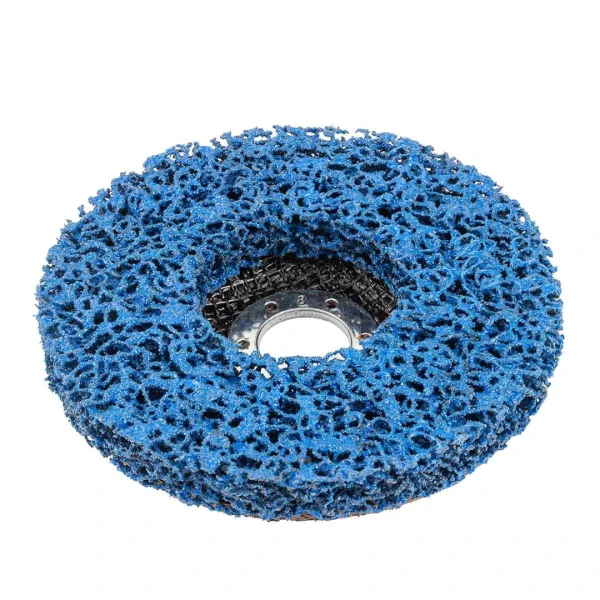 Круг абразивный зачистной 125х22.2мм(синий, max об/мин 11000), в блистере
