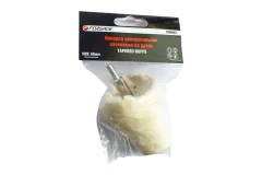 Насадка полировальная хлопковая ''конус''на дрель Ø39х56мм (Ø хвостовика 6мм),в блистере