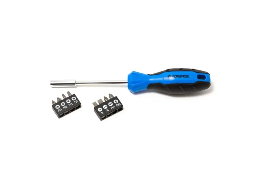 Отвертка-битодержатель с комплектом бит, 9пр.