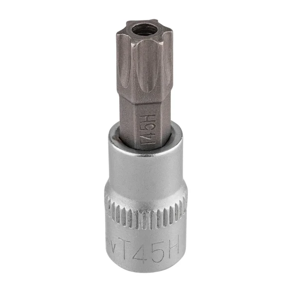 Головка-бита TORX 1/4'', T45H c отверстием