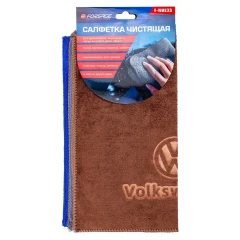 Салфетка чистящая микрофибра с логотипом 30*30 см (3шт/уп)