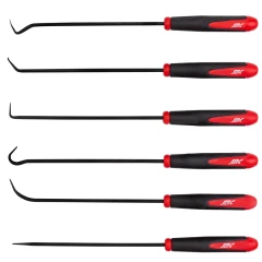 Съемники (крючки) для демонтажа сальников, набор 6пр.