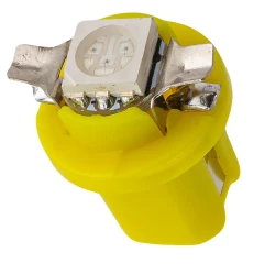 Лампочка светодиодная T8.5-5050-1SMD 12v желтая