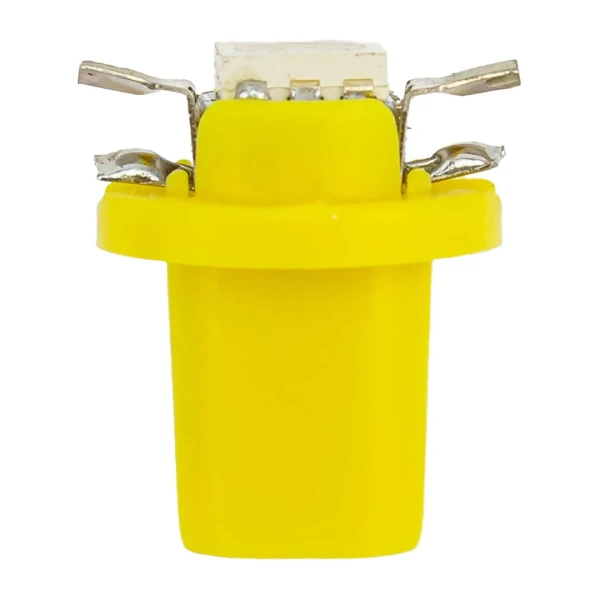 Лампочка светодиодная T8.5-5050-1SMD 12v желтая