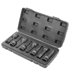 Набор головок-бит ударных 1/2'', 8пр.(Н5,6,8,10,12,14,17,19) ,в кейсе