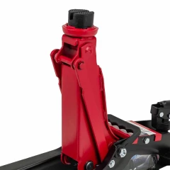 Домкрат подкатной гидравлический низкопрофильный 3т (поворотная ручка 360°,h min 85мм, h max 385мм)