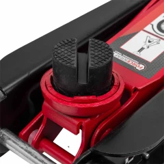 Домкрат подкатной гидравлический низкопрофильный 3т (поворотная ручка 360°,h min 85мм, h max 385мм)