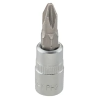 Головка-бита крестообразная PH.2, 1/4''