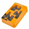 Набор адаптеров ударных 6пр(3/8''(F)x1/2''(M),1/2''(F)x3/8''(M),1/2''(F)x3/4''(M),3/4''(F)x1/2''(M),удлинитель 125мм, кардан 1/2''),в ложементе