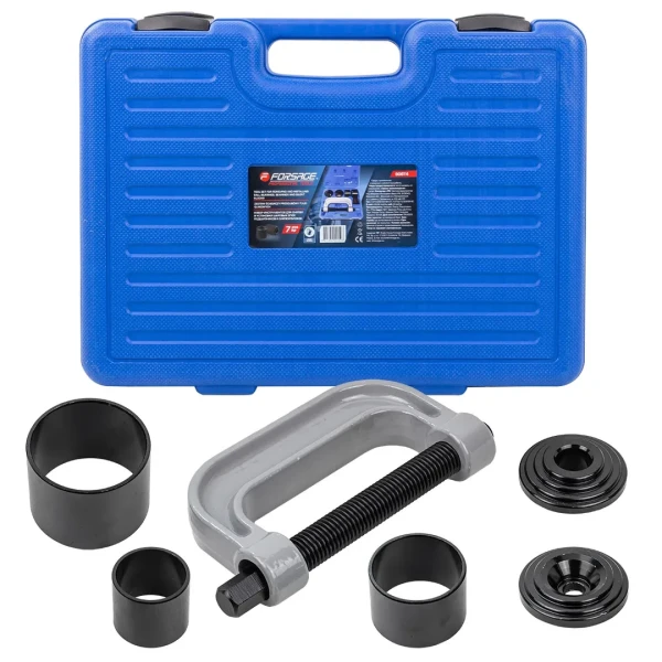 Набор инструментов для снятия и установки шаровых опор, подшипников и сайлентблоков, 7пр., в кейсе